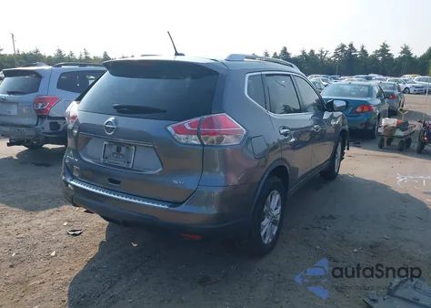 2016 Nissan Rogue Sv из США, поврежденный, VIN KNMAT2MT3GP723449